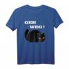 Geh Weg! Lustiges Katzen T-Shirt mit Spruch - Coole Designs für Damen & Herren, perfekte Geschenkidee für Katzenliebhaber zu Ostern & Geburtstag