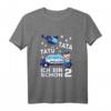 Ich bin 2 Polizei Tatü Tata Polizeiauto Kinder T-Shirt - Lustiges Geburtstagsshirt für Zweijährige Jungen und Mädchen, Polizei & Polizeiauto Design