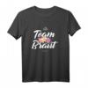 Team Braut JGA Outfit für Frauen - Bunte Blumen, Fröhliche Brautjungfern-Shirts für Junggesellinnenabschied & Polterabend