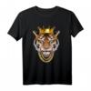 Oldschool Hip Hop Origami Tiger König Dschungel Rap Tanz T-Shirt – Retro Streetwear für Fans der 80er und 90er Jahre, perfekt als Geschenk für Hip Hop Liebhaber