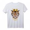 Oldschool Hip Hop Origami Tiger König Dschungel Rap Tanz T-Shirt – Retro Streetwear für Fans der 80er und 90er Jahre, perfekt als Geschenk für Hip Hop Liebhaber