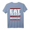 Eat Sleep Magfed Repeat T-Shirt – Lustiges Airsoft & Taktik-Spiel T-Shirt für Fans von Magfed-Equipment