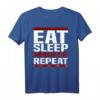 Eat Sleep Magfed Repeat T-Shirt – Lustiges Airsoft & Taktik-Spiel T-Shirt für Fans von Magfed-Equipment