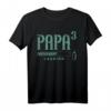 Herren Werdender Papa Drillinge T-Shirt – Lustige Baby Ankündigung für den dritten Nachwuchs, Vatertag & Geburtstagsgeschenk