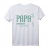Herren Werdender Papa Drillinge T-Shirt – Lustige Baby Ankündigung für den dritten Nachwuchs, Vatertag & Geburtstagsgeschenk