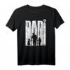 Vater mit zwei Kindern zweifacher Papa Geschenk T-Shirt - Cooles Vintage Motiv für Schwangerschaft, Babyparty & Vatertag