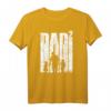 Vater mit zwei Kindern zweifacher Papa Geschenk T-Shirt - Cooles Vintage Motiv für Schwangerschaft, Babyparty & Vatertag