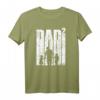 Vater mit zwei Kindern zweifacher Papa Geschenk T-Shirt - Cooles Vintage Motiv für Schwangerschaft, Babyparty & Vatertag