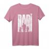 Vater mit zwei Kindern zweifacher Papa Geschenk T-Shirt - Cooles Vintage Motiv für Schwangerschaft, Babyparty & Vatertag