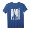 Vater mit zwei Kindern zweifacher Papa Geschenk T-Shirt - Cooles Vintage Motiv für Schwangerschaft, Babyparty & Vatertag