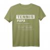 Bester Tennis Papa Vater Definition T-Shirt - Lustiges Vatertagsgeschenk für Tennisliebhaber & sportliche Papas