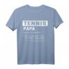 Bester Tennis Papa Vater Definition T-Shirt - Lustiges Vatertagsgeschenk für Tennisliebhaber & sportliche Papas