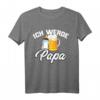 Ich werde Papa Vater wird 2024 geladen T-Shirt - Lustiges Geschenk für werdende Väter & Babyparty Outfit