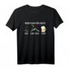 Kaffee Gleitschirmfliegen, Berge, Bier - Cooles Paragliding T-Shirt für Herren und Damen, perfekt für Abenteurer und Gleitschirm-Fans