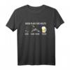 Kaffee Gleitschirmfliegen, Berge, Bier - Cooles Paragliding T-Shirt für Herren und Damen, perfekt für Abenteurer und Gleitschirm-Fans