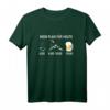 Kaffee Gleitschirmfliegen, Berge, Bier - Cooles Paragliding T-Shirt für Herren und Damen, perfekt für Abenteurer und Gleitschirm-Fans