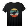 Parasaurolophus Dinosaur Silhouette Retro T-Shirt – Perfektes Geschenk für Dinosaurier- und Prähistorien-Fans
