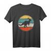 Parasaurolophus Dinosaur Silhouette Retro T-Shirt – Perfektes Geschenk für Dinosaurier- und Prähistorien-Fans