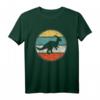 Parasaurolophus Dinosaur Silhouette Retro T-Shirt – Perfektes Geschenk für Dinosaurier- und Prähistorien-Fans