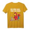Lustiges Vogel Wurm Motiv T-Shirt - Der frühe Vogel fängt den Wurm, Originelles Tierdesign für Tierliebhaber & Humor-Fans