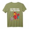 Lustiges Vogel Wurm Motiv T-Shirt - Der frühe Vogel fängt den Wurm, Originelles Tierdesign für Tierliebhaber & Humor-Fans