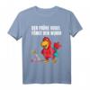 Lustiges Vogel Wurm Motiv T-Shirt - Der frühe Vogel fängt den Wurm, Originelles Tierdesign für Tierliebhaber & Humor-Fans