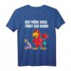 Lustiges Vogel Wurm Motiv T-Shirt - Der frühe Vogel fängt den Wurm, Originelles Tierdesign für Tierliebhaber & Humor-Fans