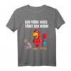 Lustiges Vogel Wurm Motiv T-Shirt - Der frühe Vogel fängt den Wurm, Originelles Tierdesign für Tierliebhaber & Humor-Fans