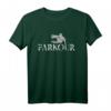 Freerunning Parkour T-Shirt mit Silhouette – Perfekt für Fans, Athleten und Extremsportler für Training, Wettkämpfe & Events