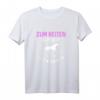 Zum Reiten geboren zur Schule gezwungen - Lustiges Pferde Spruch T-Shirt für Reiterinnen und Pferdefreunde, ideales Geschenk für Mädchen und Frauen