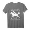 Mir reichts ich gehe reiten Pferd Design T-Shirt - Lustiges Geschenk für Reiter, Pferdenarrs & Pferdefreunde