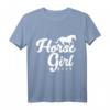 Lustiges Pferde Shirt Damen - Reiten Geschenk für Mädchen & Frauen mit Spruch 'Horse Girl' – Perfekt für Pferdeliebhaberinnen