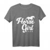 Lustiges Pferde Shirt Damen - Reiten Geschenk für Mädchen & Frauen mit Spruch 'Horse Girl' – Perfekt für Pferdeliebhaberinnen