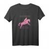 Echte Mädchen Reiten - Lustiges Pferde T-Shirt, ideales Geschenk für Reiterinnen, Pferdeliebhaberinnen und Voltigierer zu Weihnachten & Geburtstag