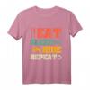 Eat Sleep Ride Repeat Pferde Reiter T-Shirt - Lustiges Geschenk für junge Pferdefreunde, Reiternachwuchs & Pferdeliebhaber