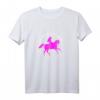 ZUM REITEN GEBOREN ZUR SCHULE GEZWUNGEN Pferde Mädchen T-Shirt – Lustiges Reiteroutfit & Geschenk für Pferdeliebhaberinnen und Reitfans