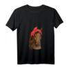 Damen Pferd mit Kopftuch Shirt – Süßes Reiten T-Shirt für Pferdeliebhaberinnen, Mädchen & Frauen, ideales Geschenk zum Geburtstag & Weihnachten
