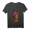 Damen Pferd mit Kopftuch Shirt – Süßes Reiten T-Shirt für Pferdeliebhaberinnen, Mädchen & Frauen, ideales Geschenk zum Geburtstag & Weihnachten