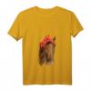 Damen Pferd mit Kopftuch Shirt – Süßes Reiten T-Shirt für Pferdeliebhaberinnen, Mädchen & Frauen, ideales Geschenk zum Geburtstag & Weihnachten