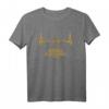 Herzschlag Reiten Hufe Pferde Liebe T-Shirt – Für Pferdefans, Reiter, Cowboys und Cowgirls, perfekt als Geschenk