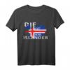 Die mit dem Isländer - Pferde Reiter Spruch Geschenk T-Shirt für Pferdefans, Reiterinnen & Pferdeliebhaberinnen zu Weihnachten & Geburtstag