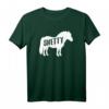 Shetty Shetland Pony Pferd Reiterin Damen Mädchen T-Shirt - Lustiges Geschenk für Pony-Liebhaber und Reiterinnen