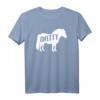 Shetty Shetland Pony Pferd Reiterin Damen Mädchen T-Shirt - Lustiges Geschenk für Pony-Liebhaber und Reiterinnen