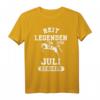 Reit Legenden sind im Juli geboren T-Shirt - Retro Pferde Geburtstag Party Outfit für Pferdefans und Reiter
