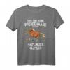 Haflinger Glitzer Pferd T-Shirt – Lustiges Reit- und Pferdeliebhaber Geschenk für Pferdefreunde