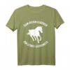 Zum Reiten Geboren zur Schule gezwungen - Lustiges Pferdespruch T-Shirt für Reiternachwuchs & Pferdefans, ideal für Reitverein & Pferdeliebhaber