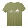 Dressurreiten Reiten Evolution T-Shirt für Reiter, Pferdeliebhaber & Pferdefans – Lustiges Dressur Motiv für Damen, Herren & Kinder als Geschenk zu Weihnachten, Ostern & Geburtstag