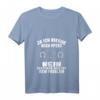 Damen T-Shirt mit V-Ausschnitt: 'Ich rieche nach Pferd' - Lustiges Reitergeschenk für Mädchen, junge Pferdefans, Western- und Dressurreiter