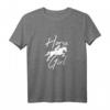 Niedliches Pferd Mädchen Reiten Bauernhof T-Shirt – Perfektes Geschenk für Pferdeliebhaber und Reiterinnen