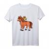Pferde Motiv - Reiten - Mädchen - Pony Liebe T-Shirt – Perfektes Geschenk für Reiterinnen, Pferdeliebhaberinnen & Reitfans